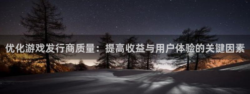 陕西省西安市pp电子子文化创意：优化游戏发行商质量：提高收益与用户体验的关键因素